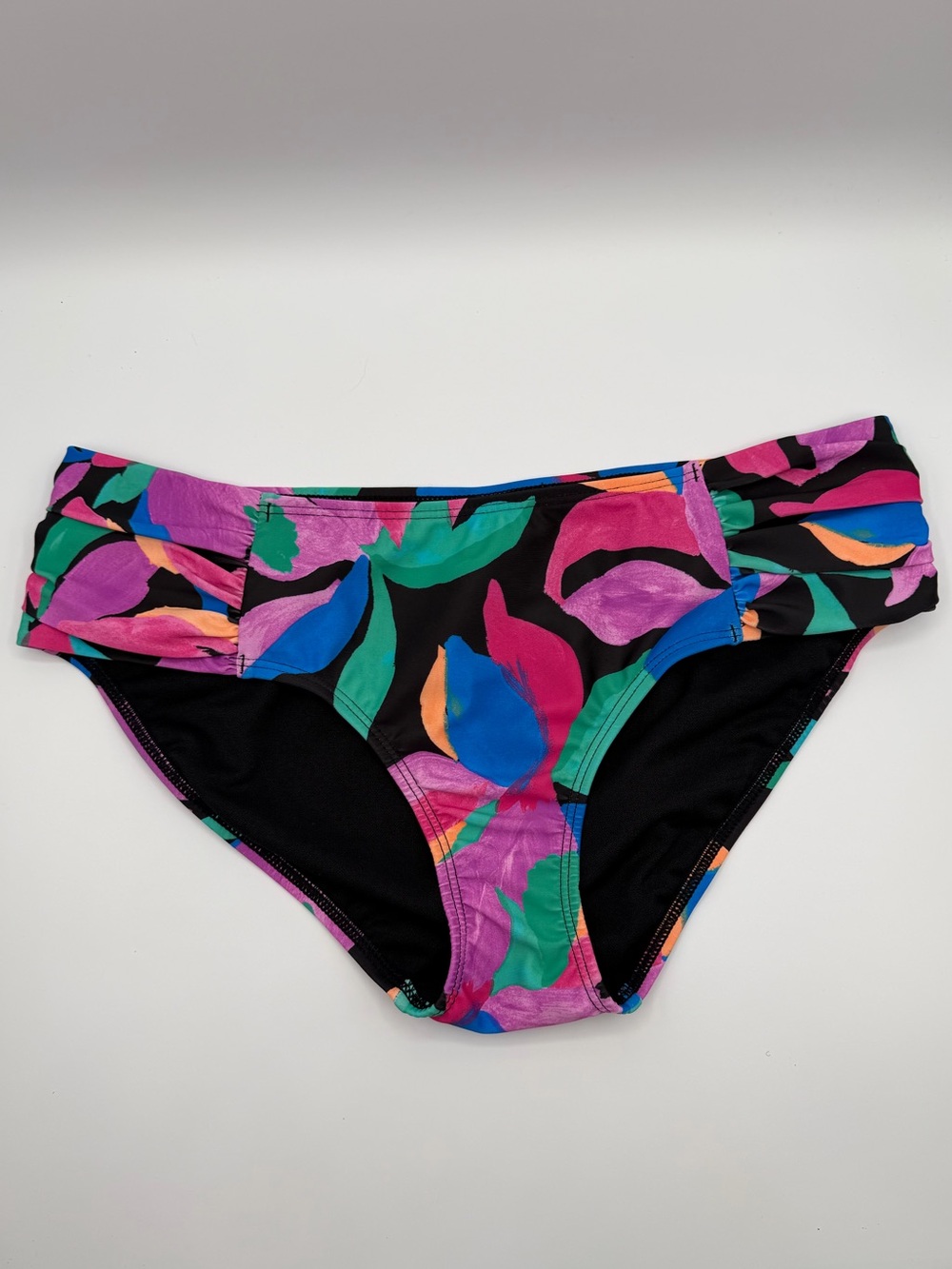 Women’s Multicolor Ruched Bikini Bottom